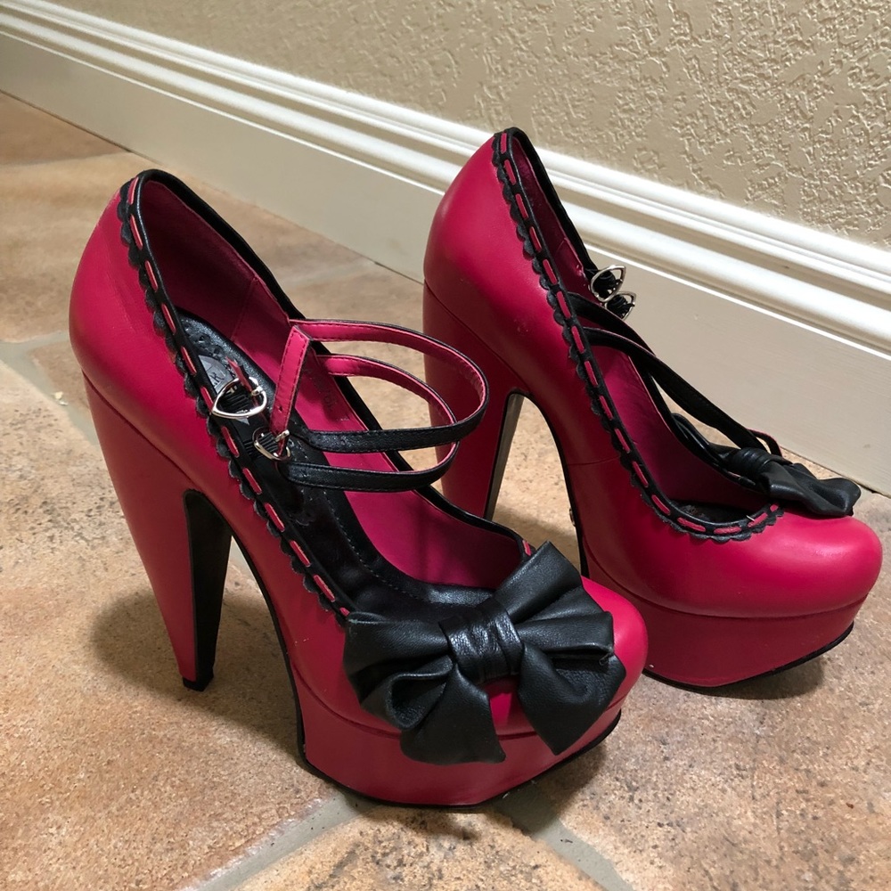 TUK platform Mary Jane heels